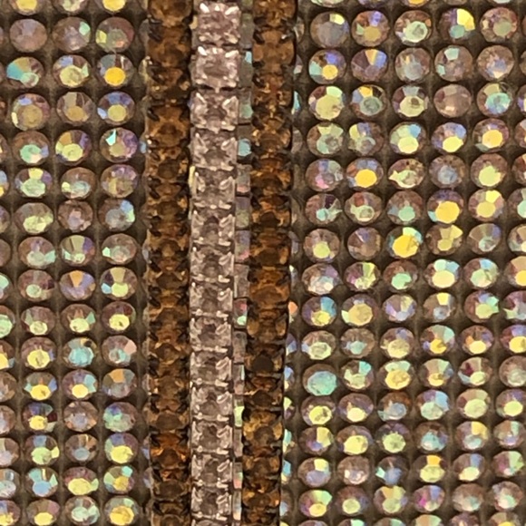 NWOT Sterling Silver White Topaz & Citrine Bracelet - Picture 6 of 12